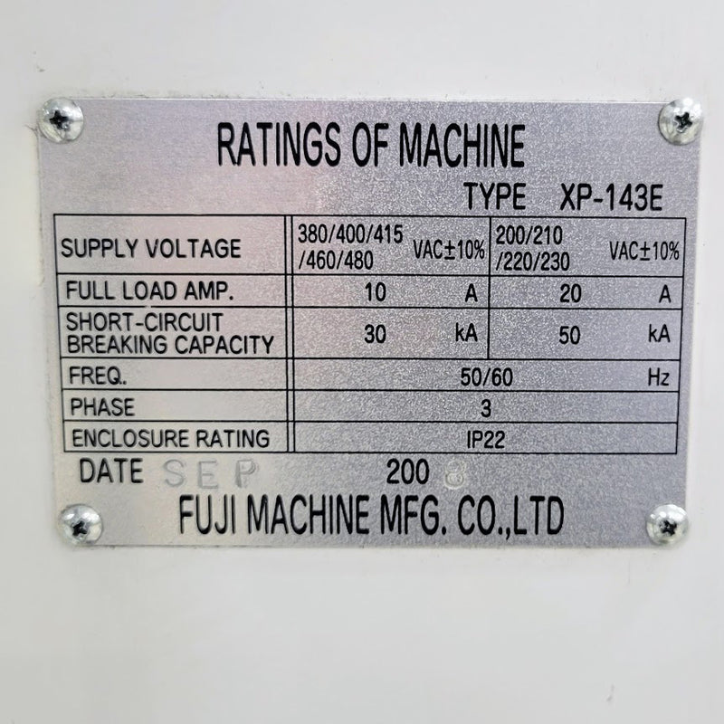 Fuji XP 143 E Placement Machine