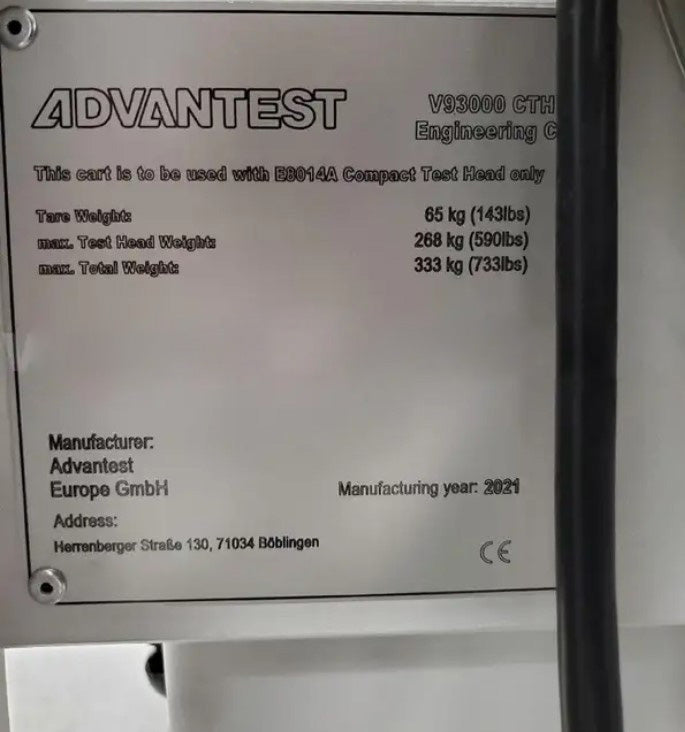 Advantest / Verigy V 93000 C (2 CC) DUT Test Head