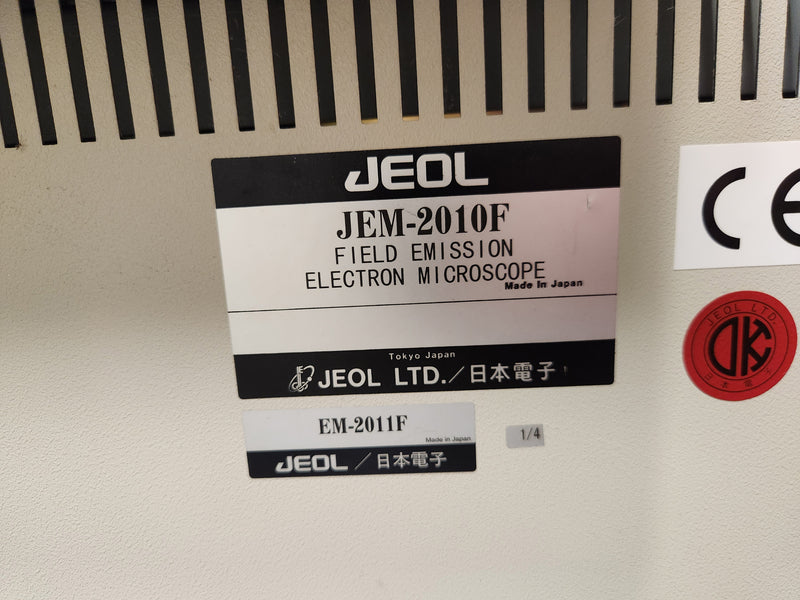 Joel 2010 F Field Emission Electron Microscope