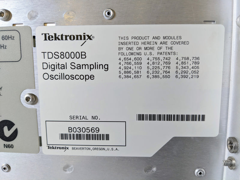 Tektronix TDS 8000 B Digital Sampling Oscilloscope