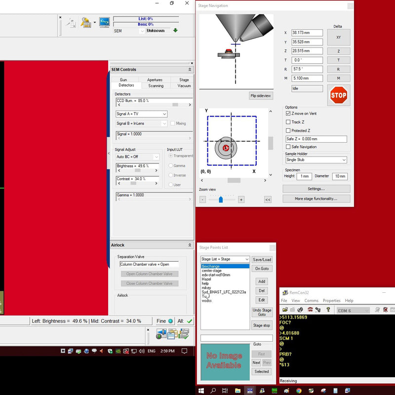 Zeiss 1540 EsB Dual Beam FIB-SEM