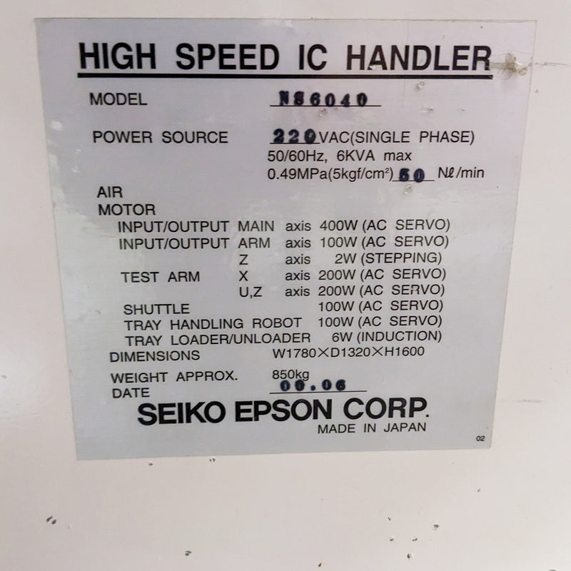 Seiko / Epson NS 6040 Handler