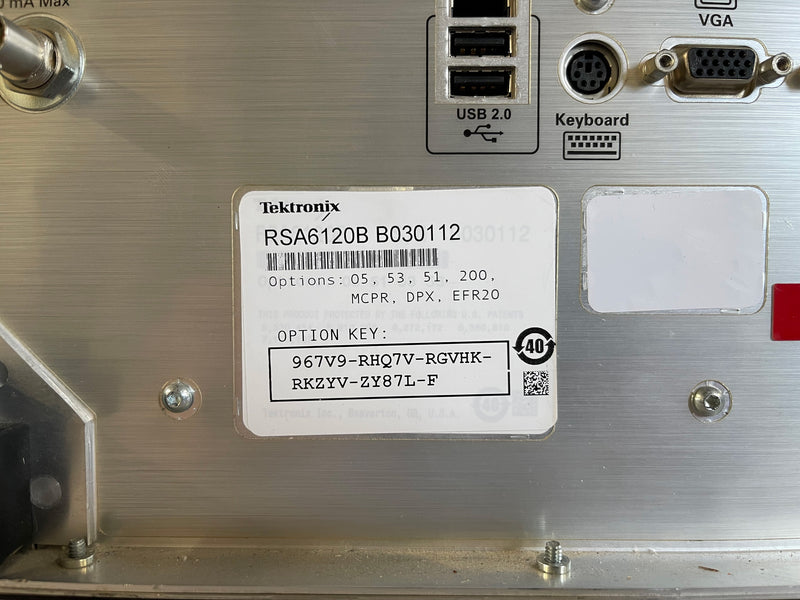 Tektronix RSA 6120 B Real-Time Signal Analyzer