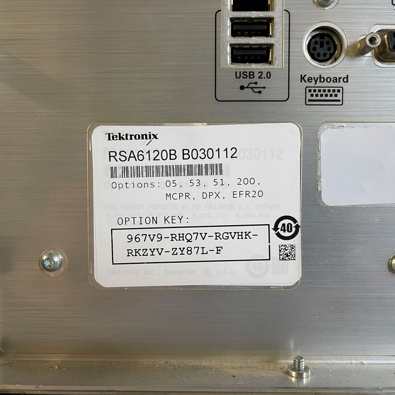 Tektronix RSA 6120 B Real-Time Signal Analyzer