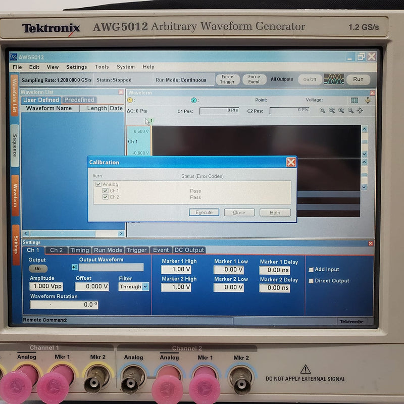 Tektronix AWG 5012 Arbitrary Waveform Generator