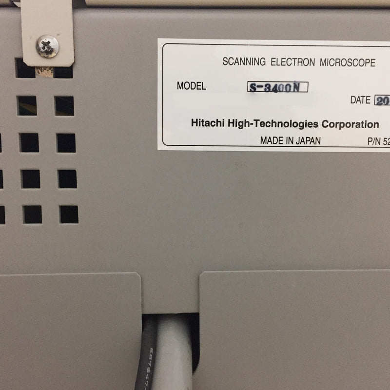 Hitachi S 3400 N Variable Pressure SEM