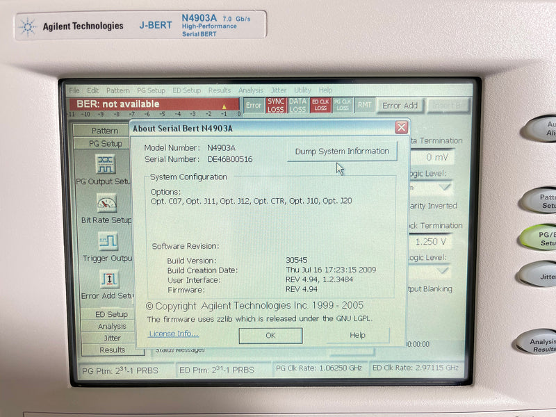 Agilent N 4903 A J-BERT