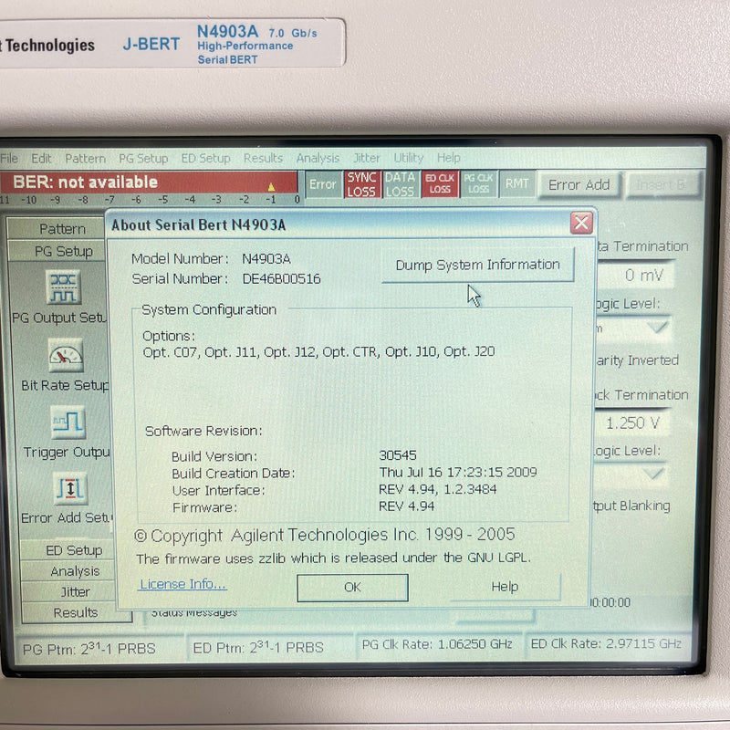 Agilent N 4903 A J-BERT