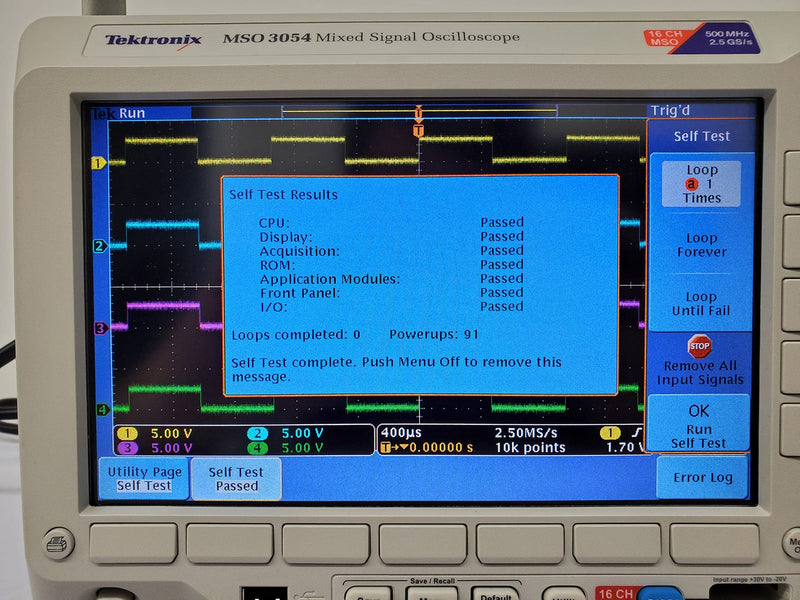 Tektronix MSO 3054 Mixed Signal Oscilloscope