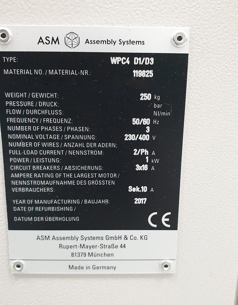 ASM WPC 4 Tray Unit