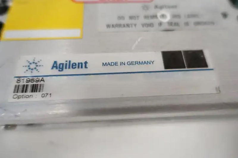 Agilent 81989 A Tunable Laser