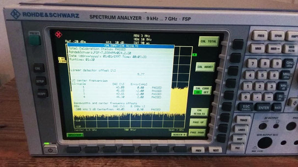 Rohde & Schwarz FSP 7 Spectrum Analyzer