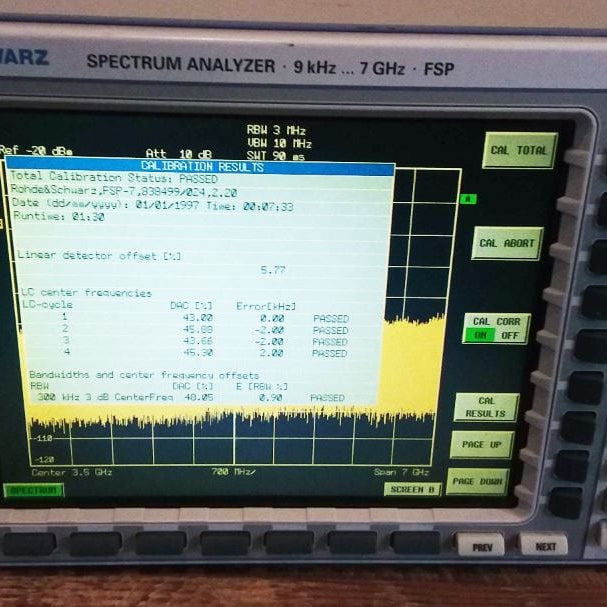 Rohde & Schwarz FSP 7 Spectrum Analyzer