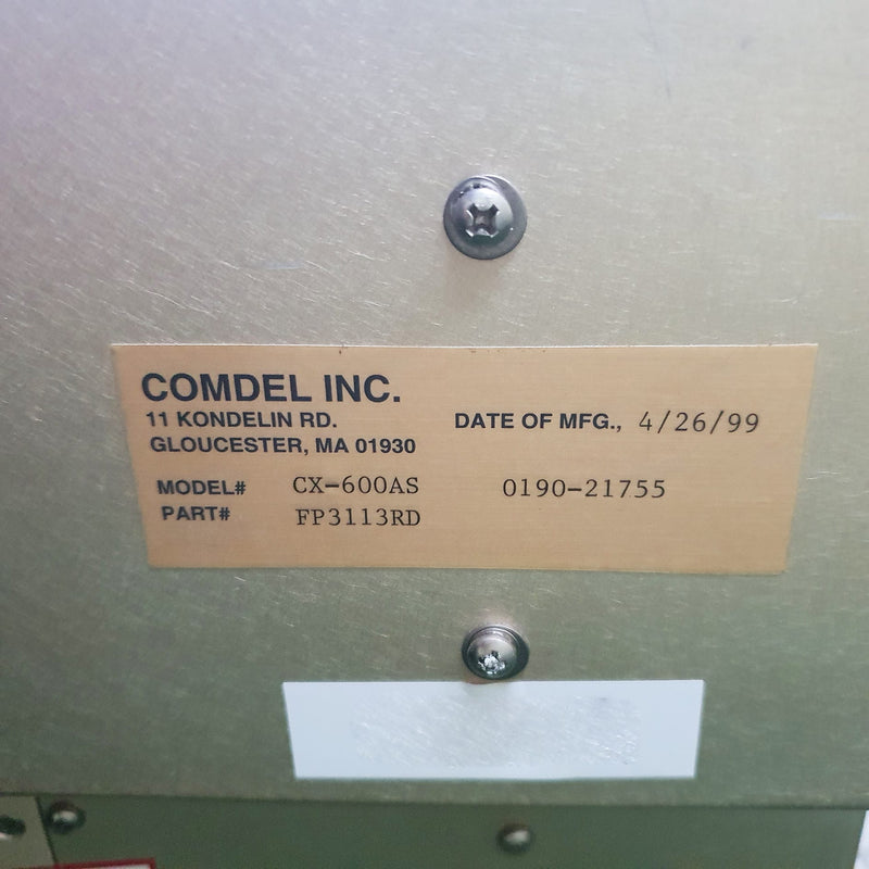 Comdel CX 600 AS RF Power Supply