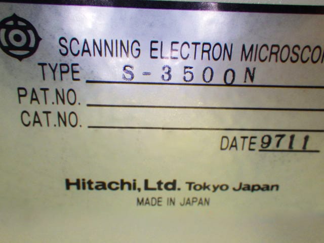 Hitachi S 3500 N SEM