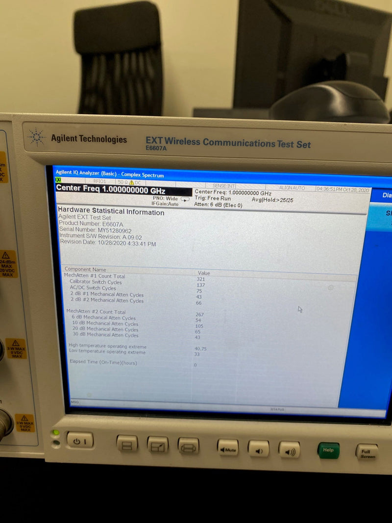 Agilent E 6607 A EXT Wireless Communication Test Set