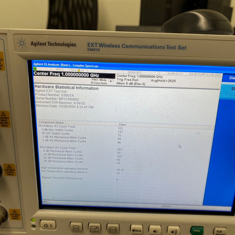 Agilent E 6607 A EXT Wireless Communication Test Set