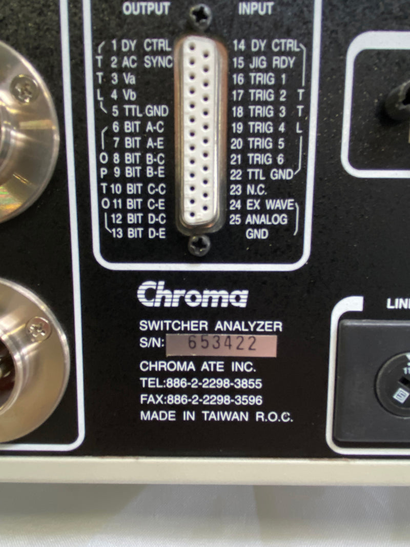 Chroma 650 Switcher Analyzer