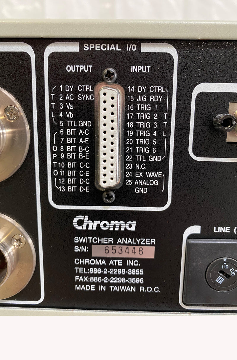 Chroma 650 Switcher Analyzer