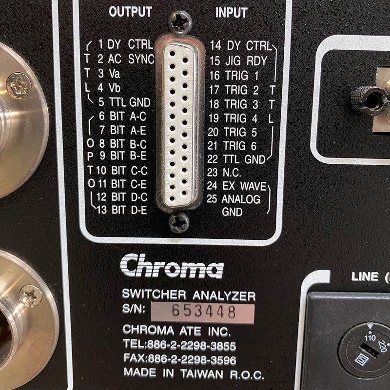 Chroma 650 Switcher Analyzer