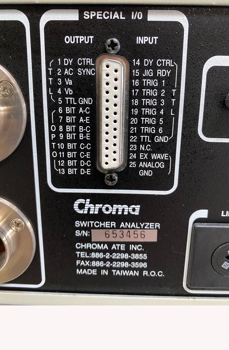 Chroma 650 Switcher Analyzer