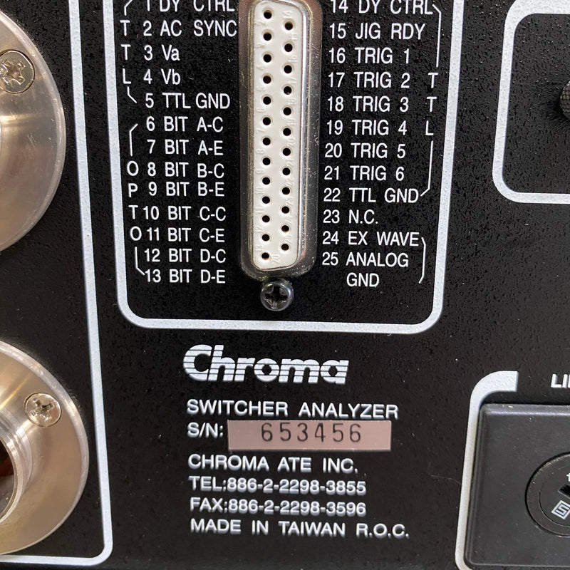 Chroma 650 Switcher Analyzer