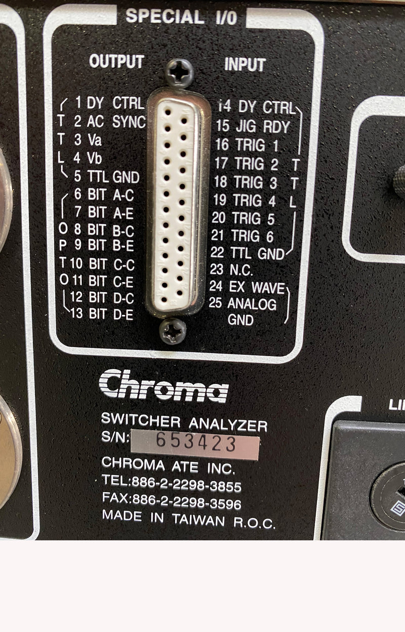 Chroma 650 Switcher Analyzer