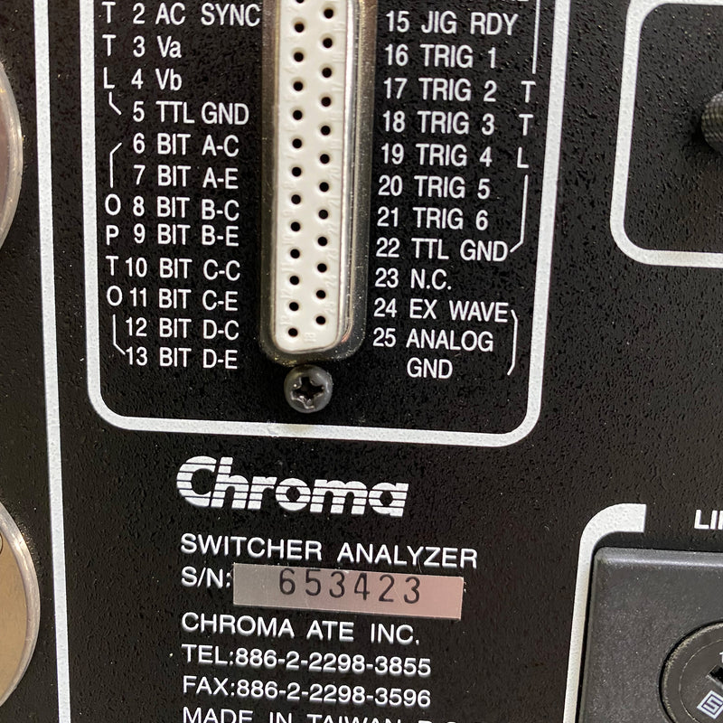 Chroma 650 Switcher Analyzer