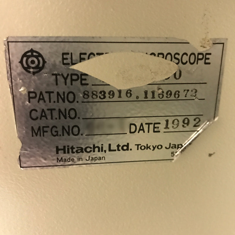 Hitachi HF 2000 TEM