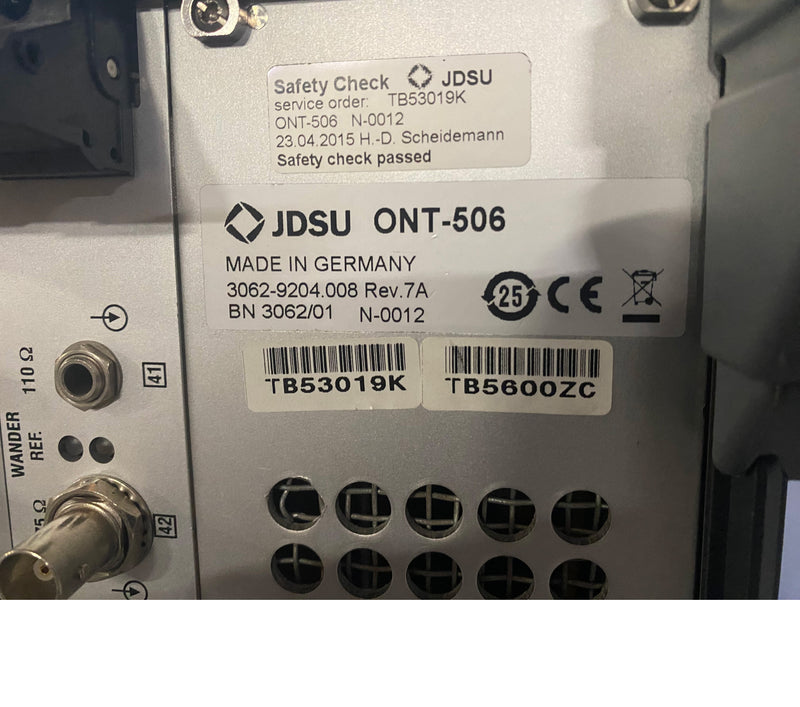 JDSU ONT 506 Optical Network Tester