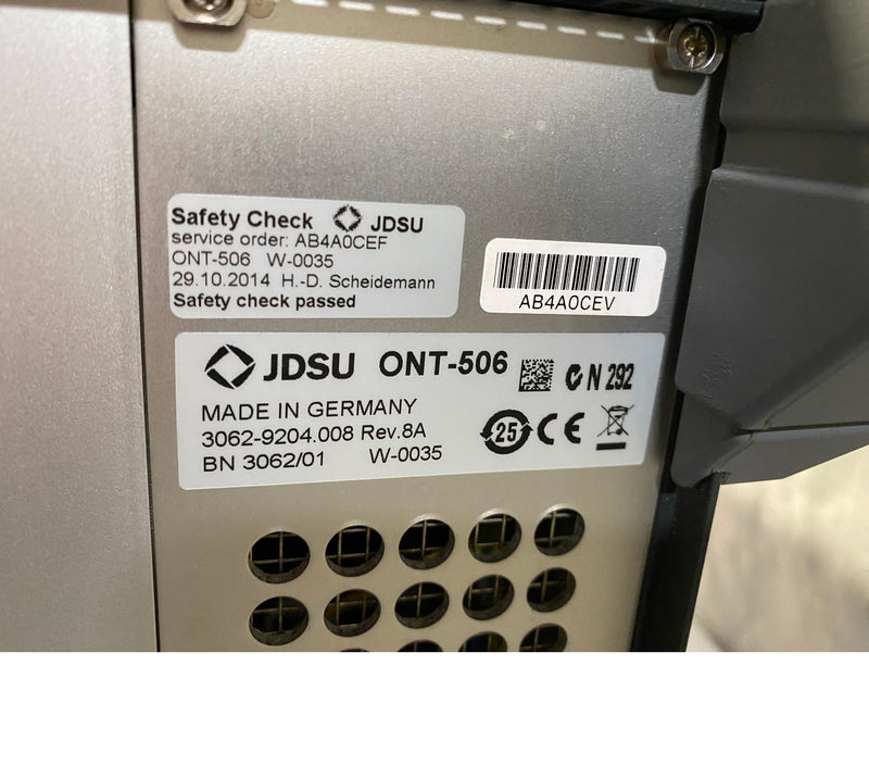 JDSU ONT 506 Optical Network Tester