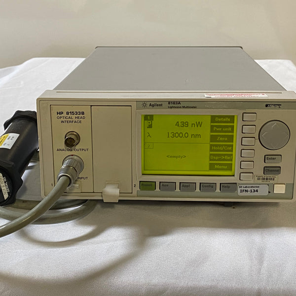 Agilent 8163 A Lightwave Multimeter