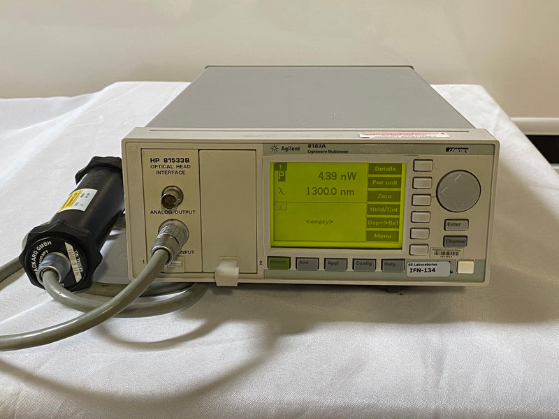 Agilent 8163 A Lightwave Multimeter