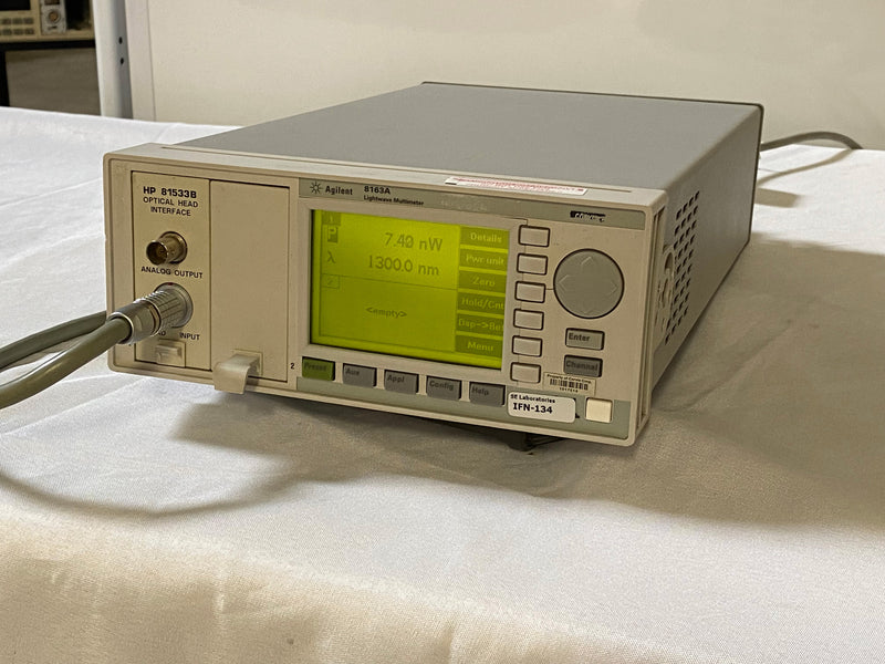 Agilent 8163 A Lightwave Multimeter