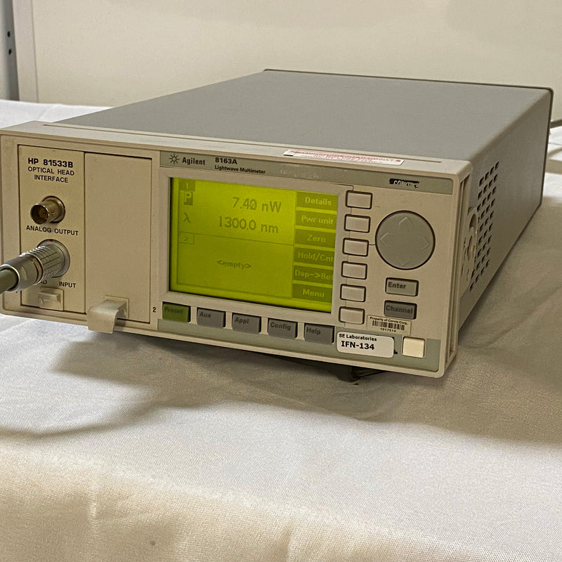 Agilent 8163 A Lightwave Multimeter