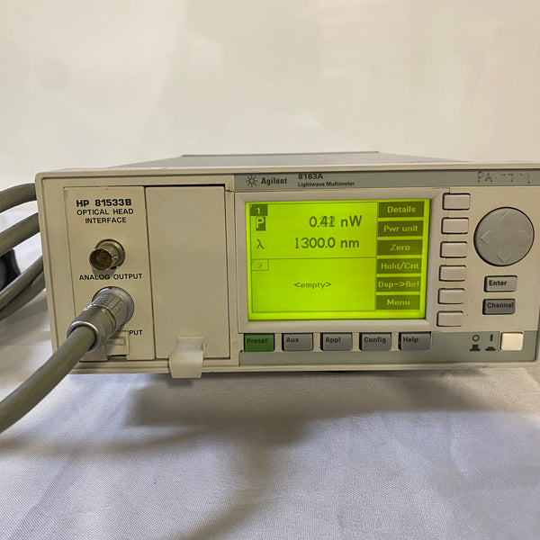 Agilent 8163 A Lightwave Multimeter