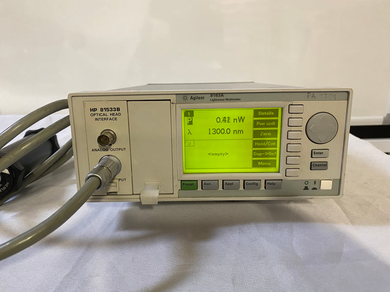 Agilent 8163 A Lightwave Multimeter