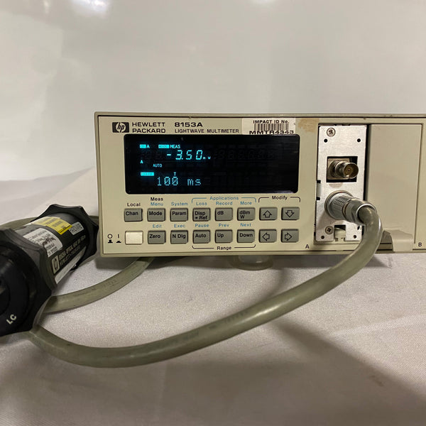 Agilent 8153 A Lightwave Multimeter