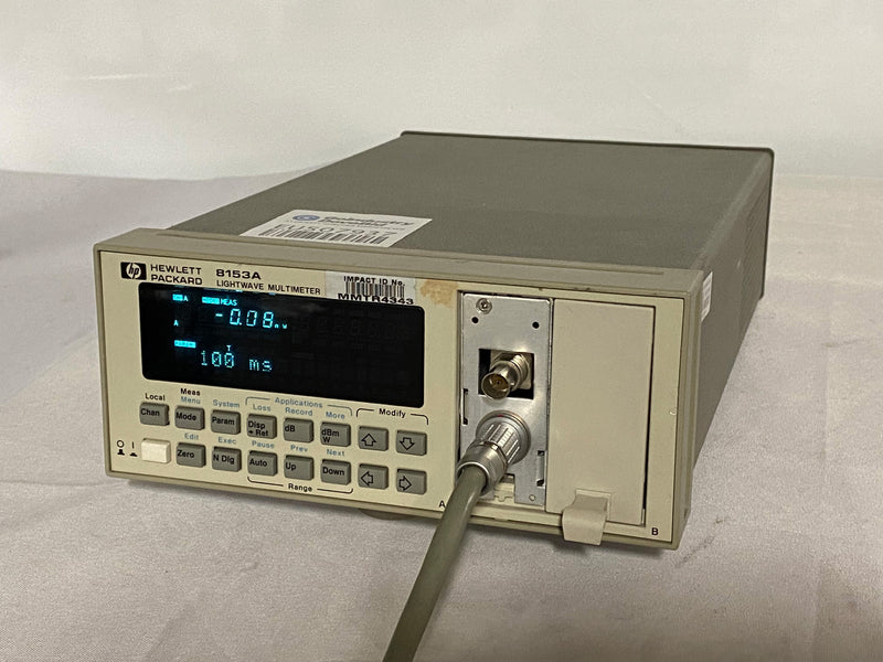 Agilent 8153 A Lightwave Multimeter