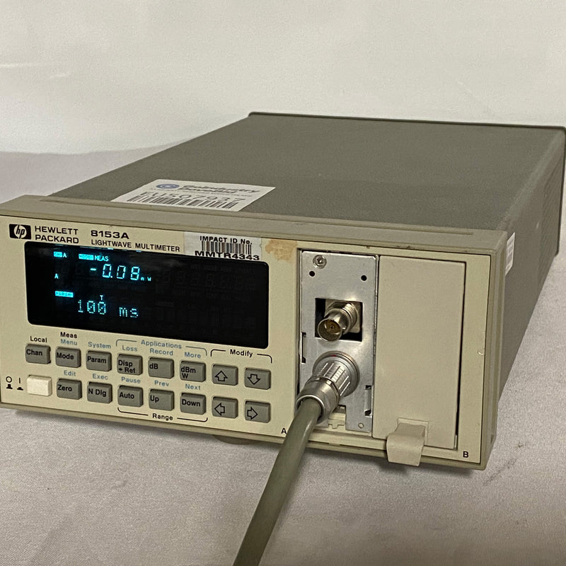 Agilent 8153 A Lightwave Multimeter