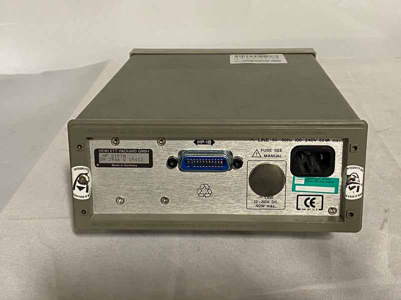 Agilent 8153 A Lightwave Multimeter