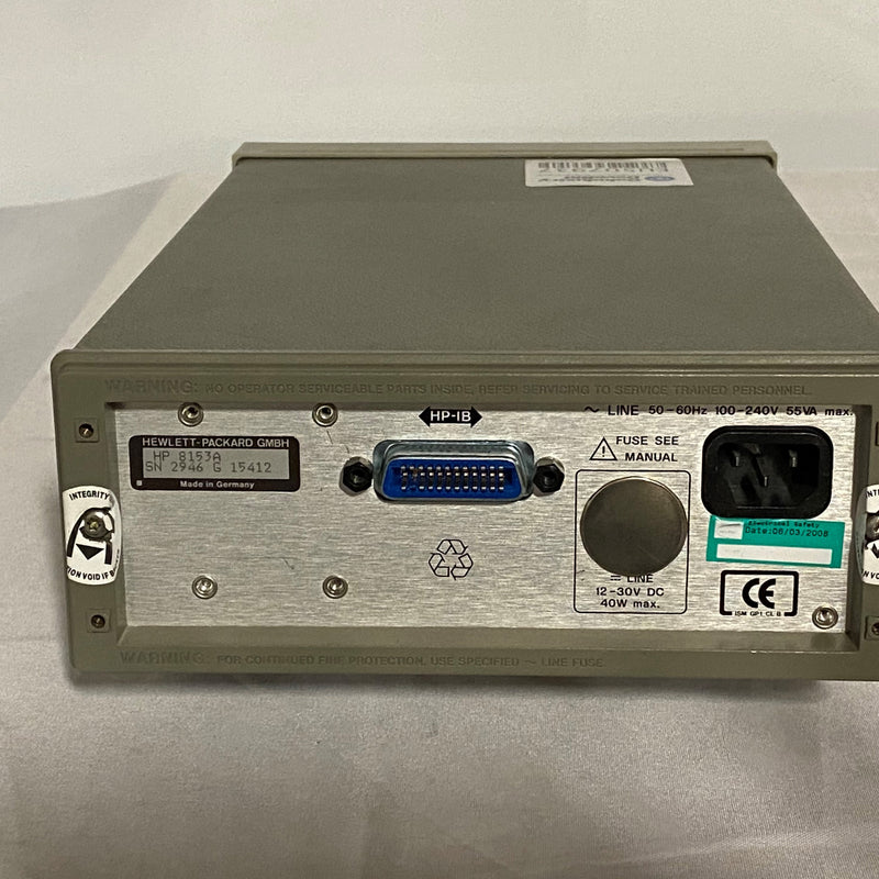 Agilent 8153 A Lightwave Multimeter