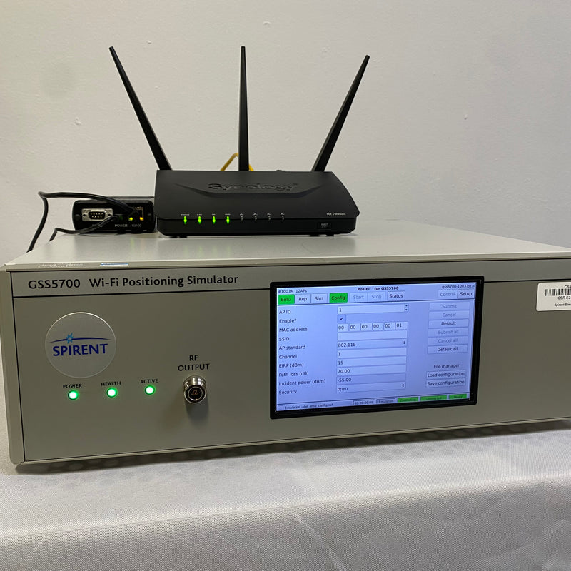 Spirent GSS 5700 Wi-Fi Positioning Simulator