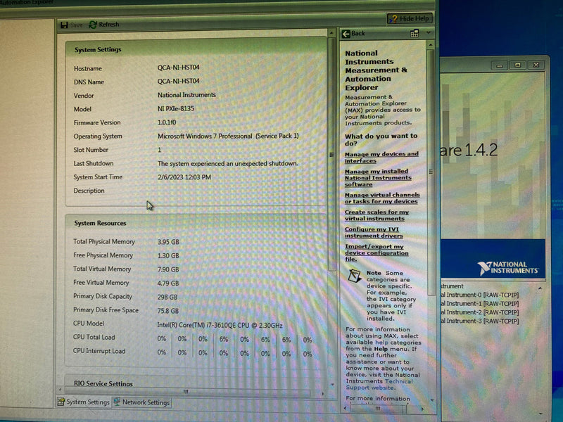 National Instruments NI PXIe 8135 Embedded Controller