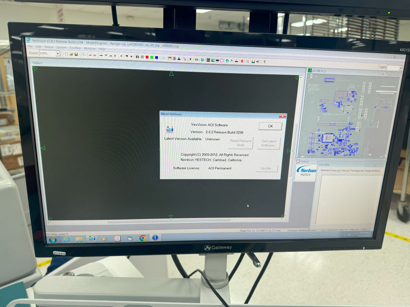 Nordson Yestech YTV FX Automated Optical Inspection (AOI)