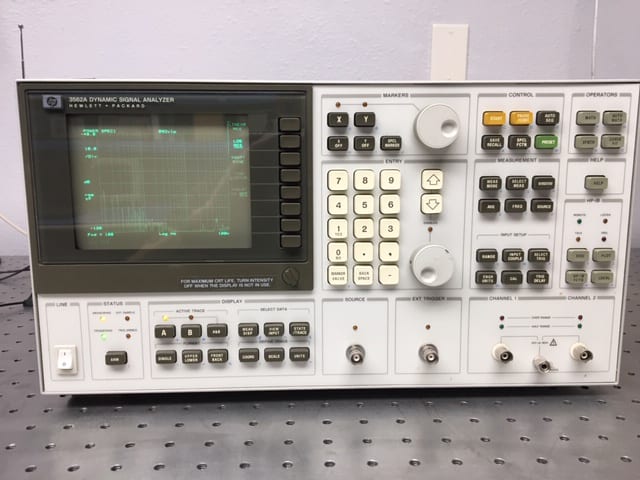 Agilent 3562 A Dynamic Signal Analyzer