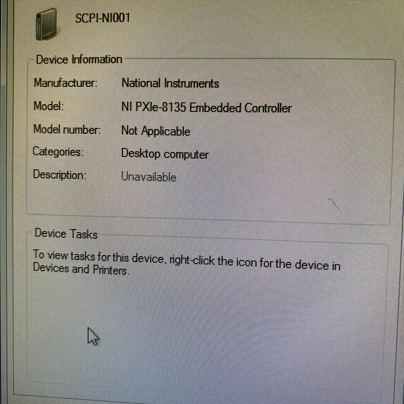 National Instruments NI PXIe 8135 Embedded Controller