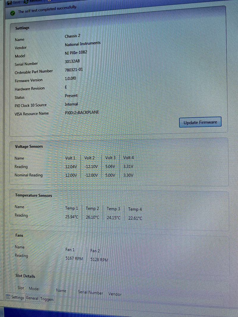 National Instruments NI PXIe 1082 Express Chassis