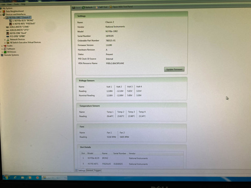 National Instruments NI PXIe 1082 Express Chassis