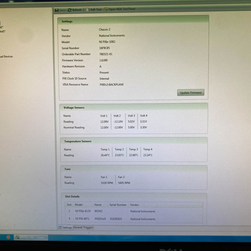 National Instruments NI PXIe 1082 Express Chassis